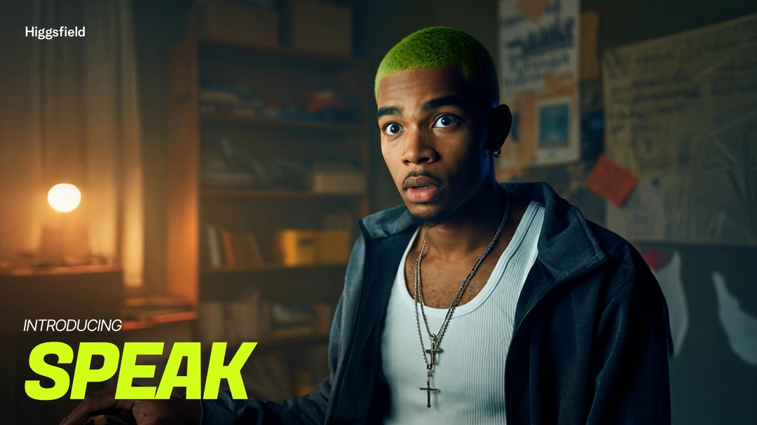 Higgsfield Speak - Talking avatars with camera control