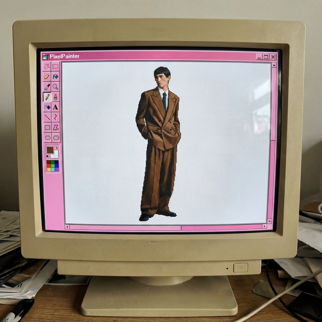 Transform your photo into retro paint app art