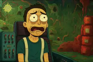 This emotional breakdown captures the raw human cost of space exploration. It's a powerful moment of vulnerability that contrasts with the film’s vast cosmic scale — making it one of sci-fi’s most deeply human scenes.