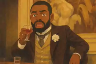 Calvin Candie’s smug laugh with a raised glass became an internet meme classic. Iconic for its over-the-top charisma and villainy wrapped in charm.