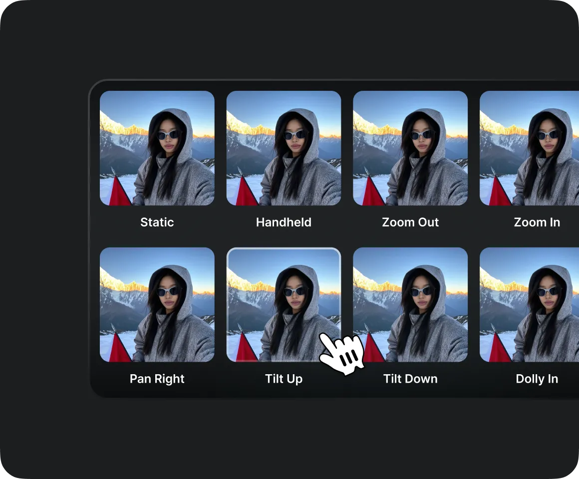 DIRECT CAMERA MOTION.