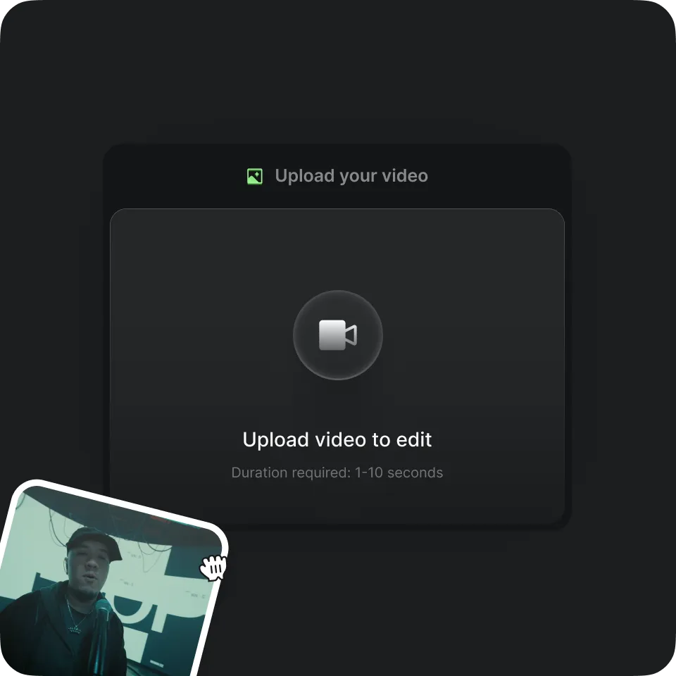 Upload your video.