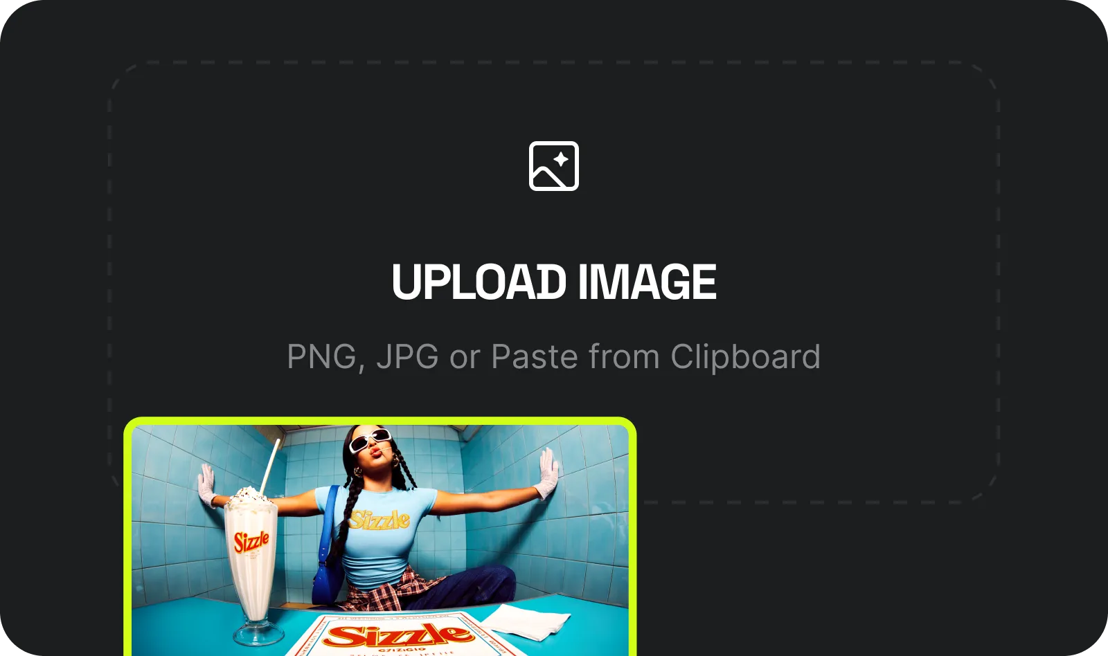 Upload Your Image: Begin by uploading any JPG or PNG image. This can be a person, a product, or any scene you want to see from a new angle.