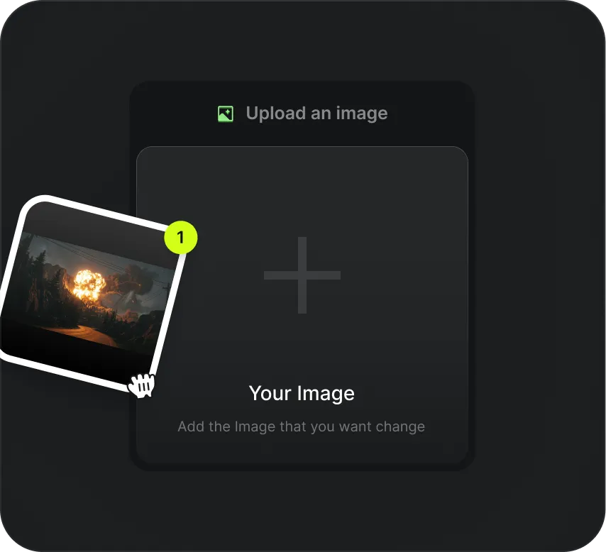 Input Image Reference: Upload reference images to guide your vision