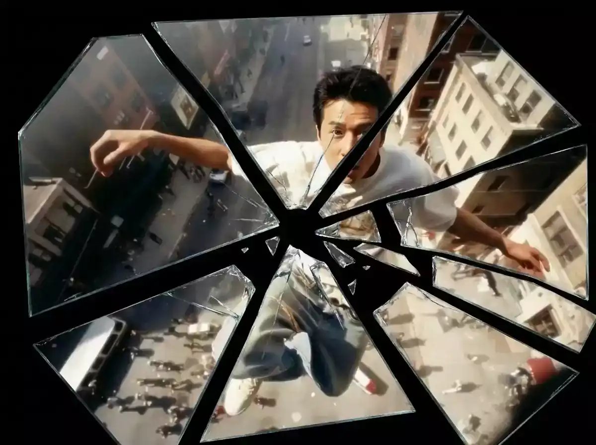 Broken mirror