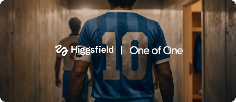 How One of One, the Studio Behind the Official Maradona Label, Took a Brand World From Concept to Sold Out With Higgsfield