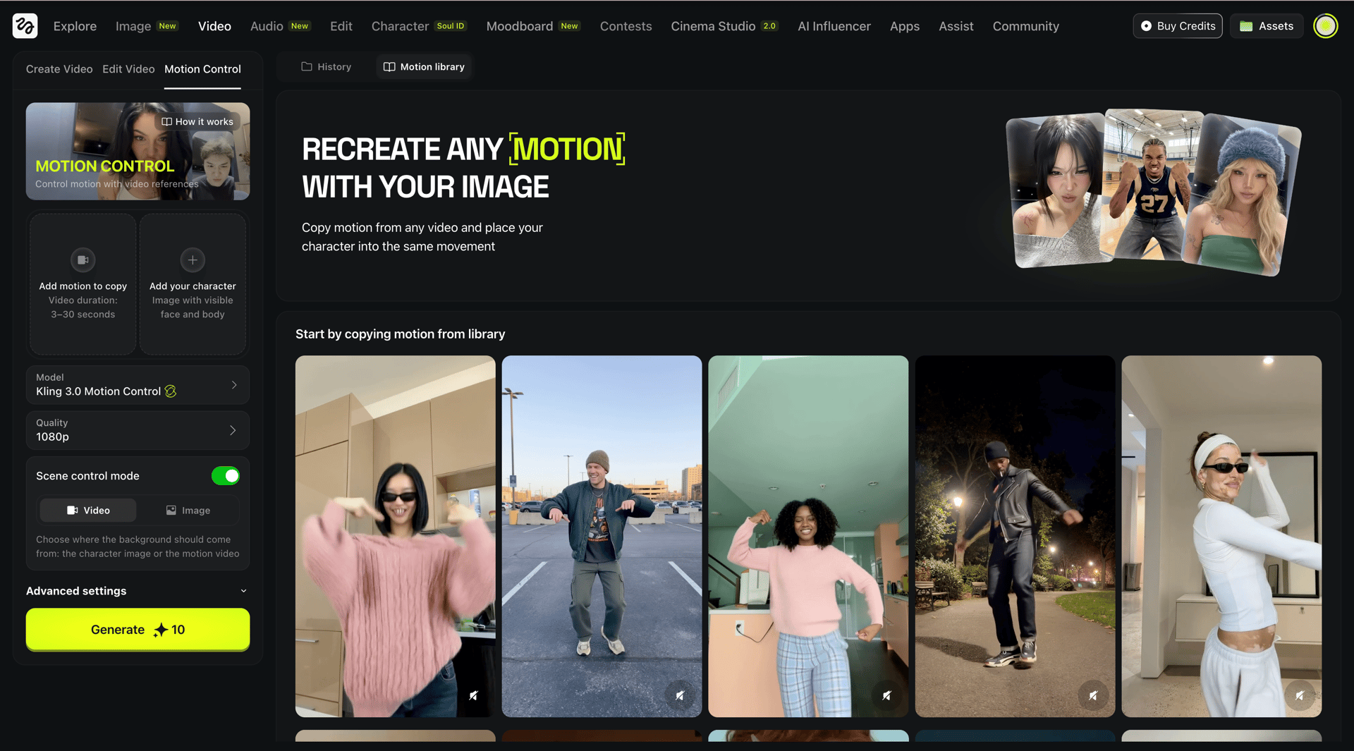 Kling Motion Control 3.0 On Higgsfield