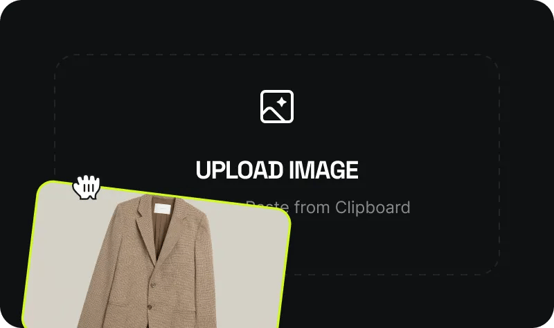 Upload Your Photos: Start with your character photo and the outfit image. Upload your best photo and a clear image of your desired outfit (PNG, JPG accepted).