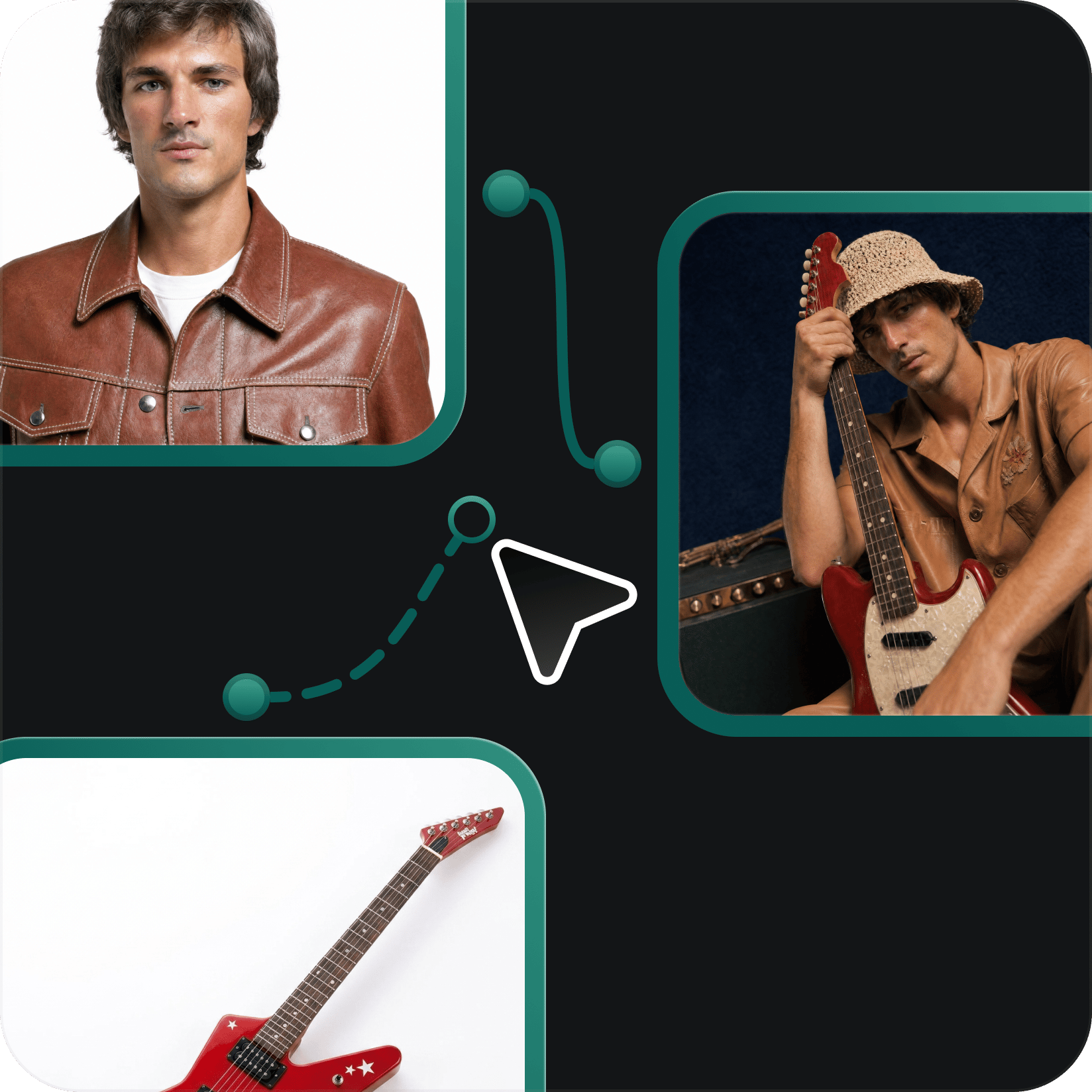 Chain your flow: Connect nodes, mix models, build something bigger.