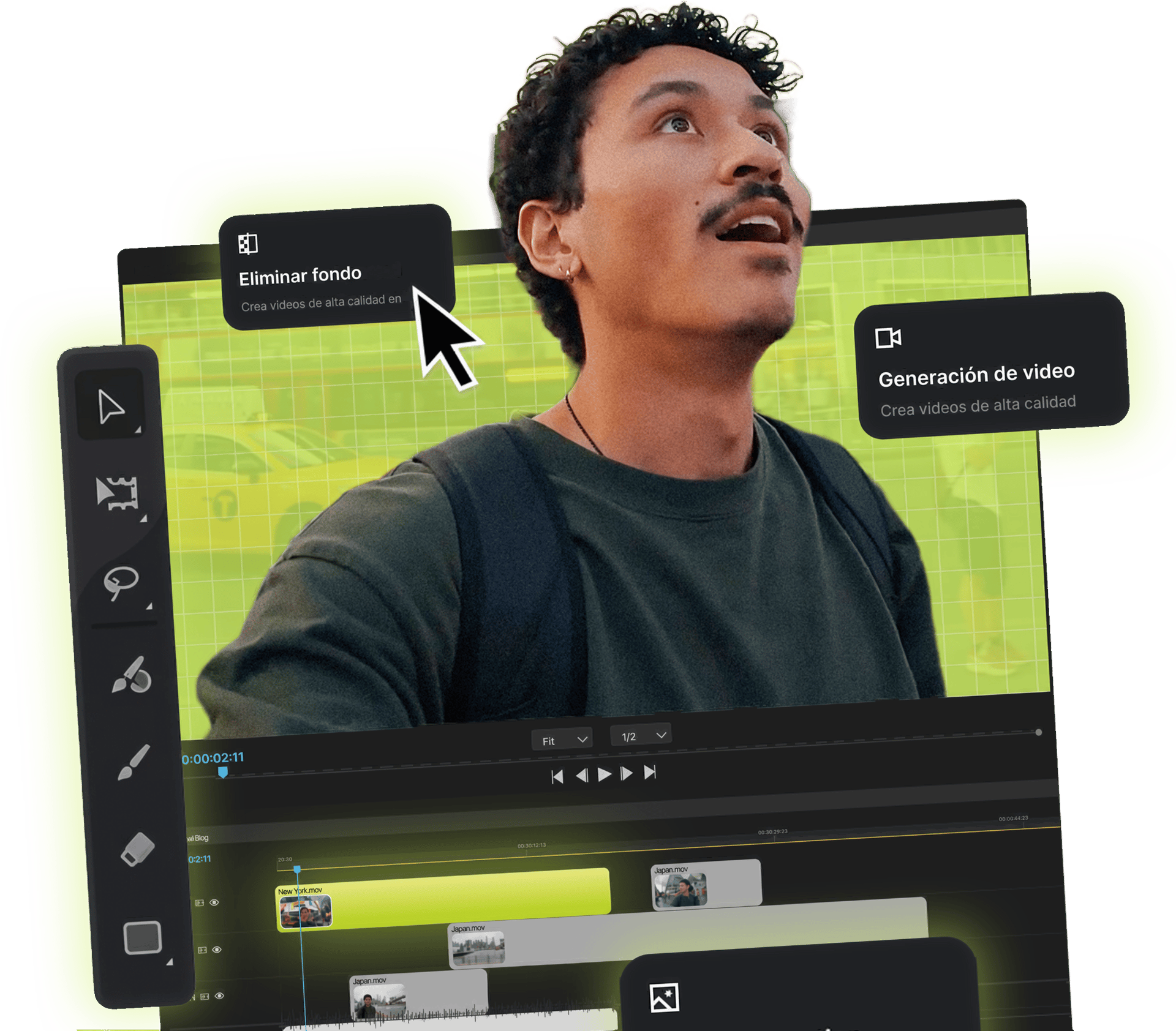 Higgsfield plugin panel inside Adobe