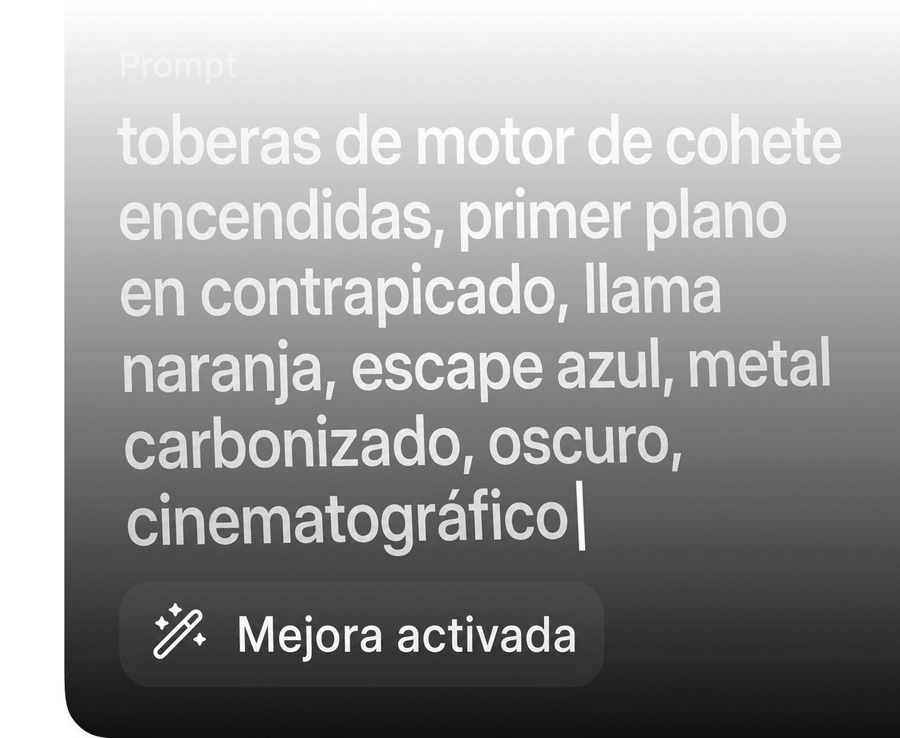 ESCRIBE EL PROMPT