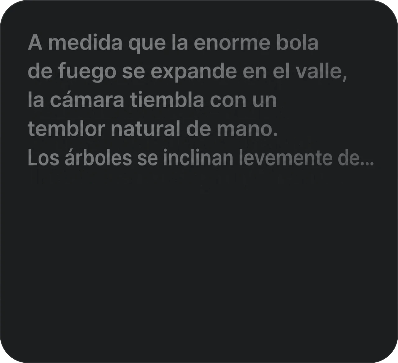 ESCRIBE EL PROMPT: Usa lenguaje natural para describir el escenario y los sonidos deseados