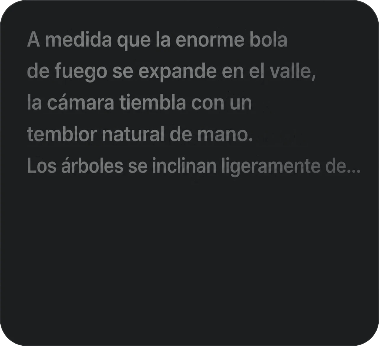 ESCRIBE EL PROMPT: Usa lenguaje natural para describir el escenario y los sonidos deseados