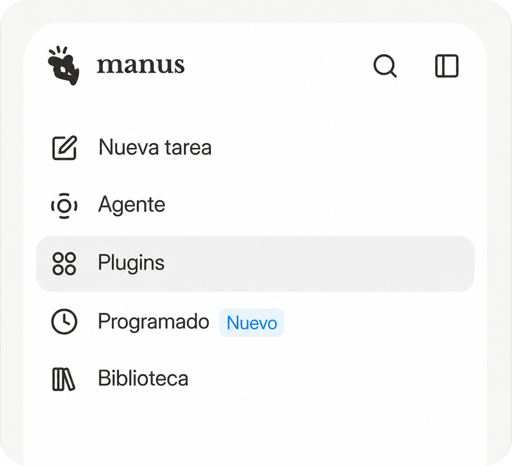 Ve a la pestaña de Plugins