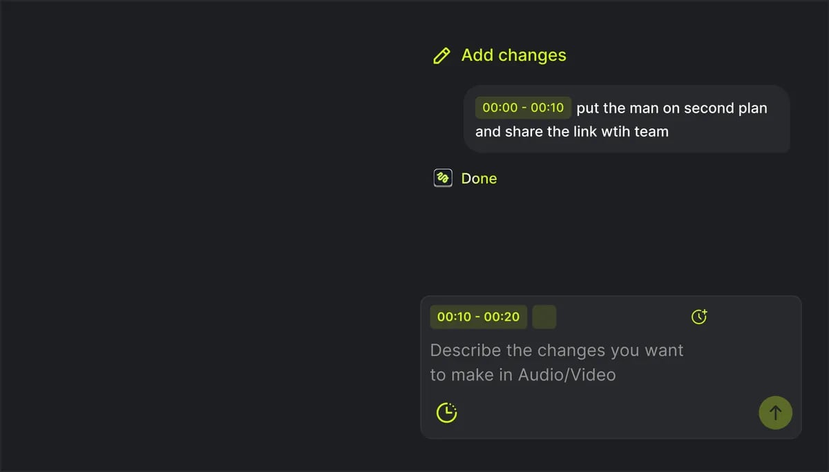 Edit with a prompt