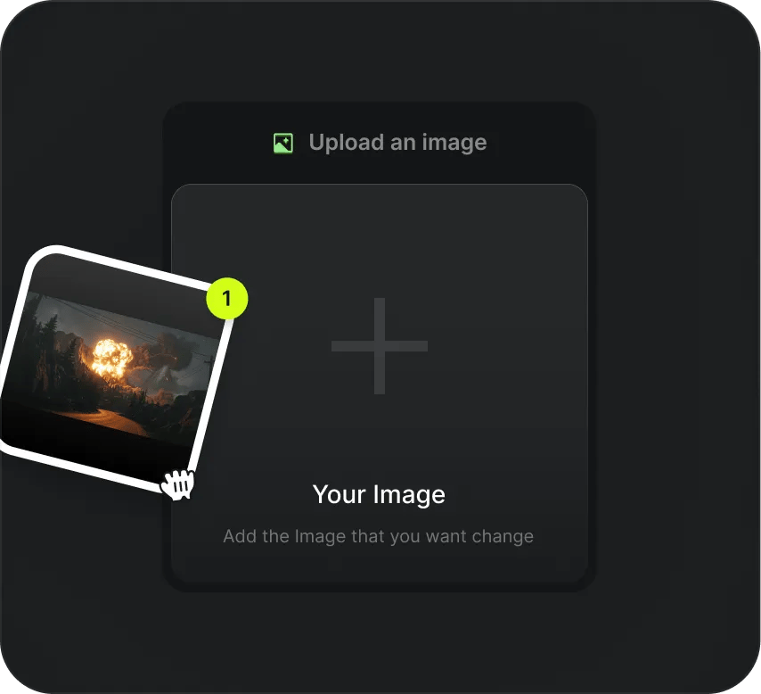 Input Image Reference: Upload reference images to guide your vision