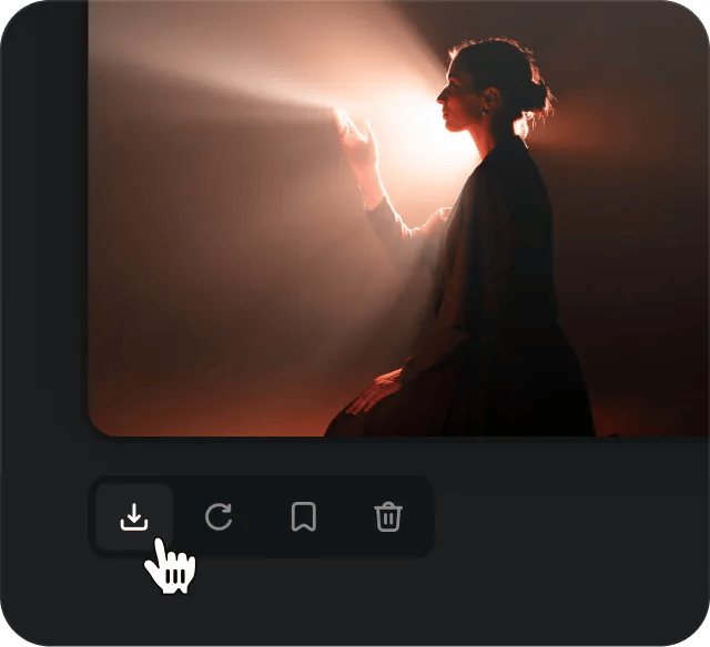 Generate with Kling: Receive high-fidelity video in seconds. Iterate and edit the result seamlessly to perfect your shot