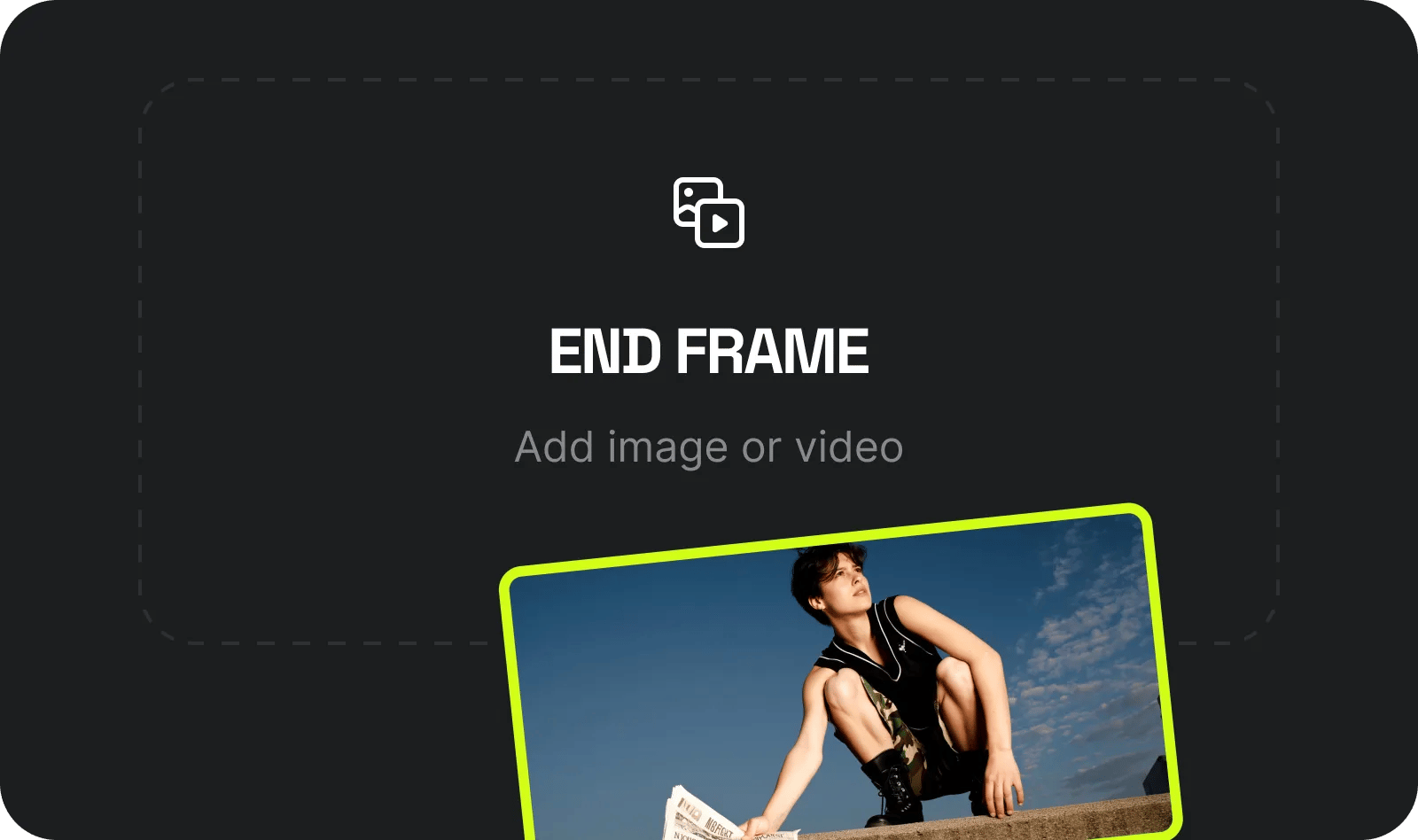 Choose transition effect: Upload your second video or image file you want the transition to final with.