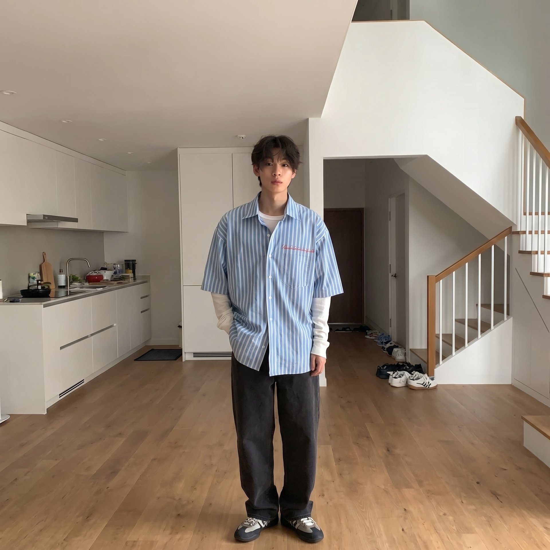 Portrait avatar of a man standing by an architecture desk