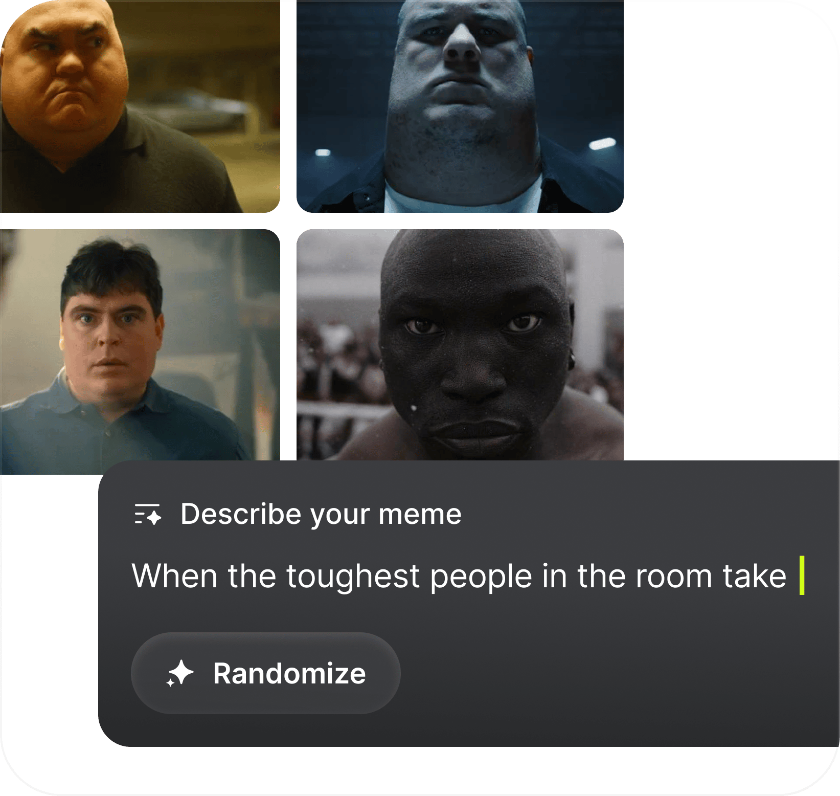 Make your own meme: Start from scratch with a prompt