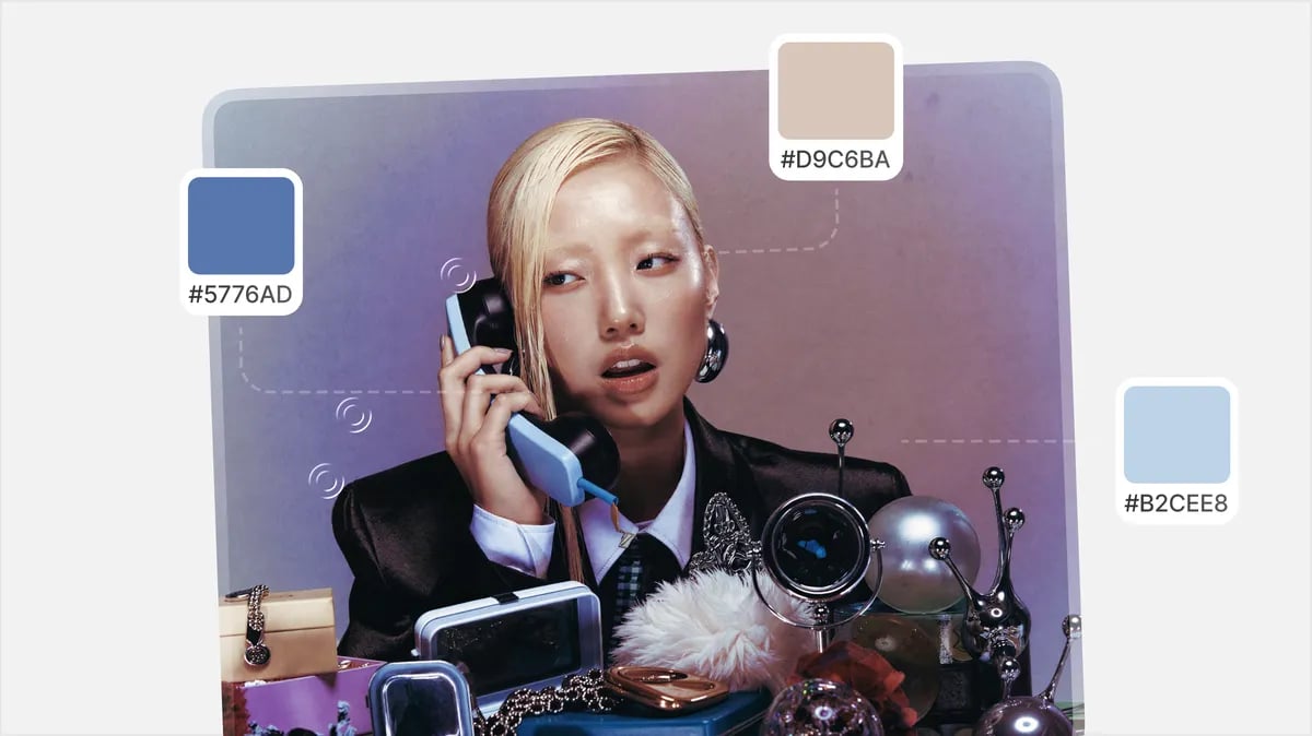 Lock the palette down to the hex