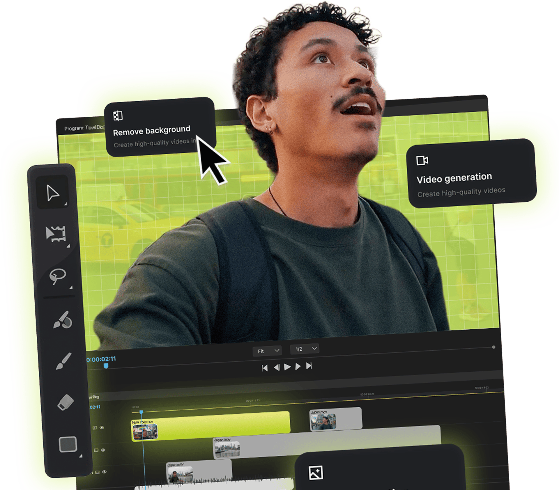 Higgsfield plugin panel inside Adobe