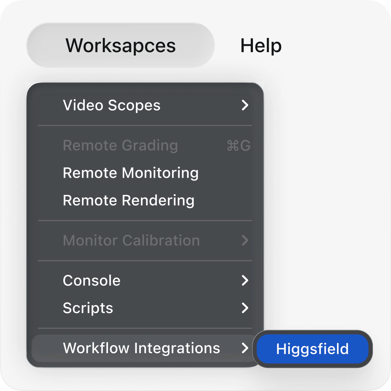 Open Davinci, find Higgsfield preview