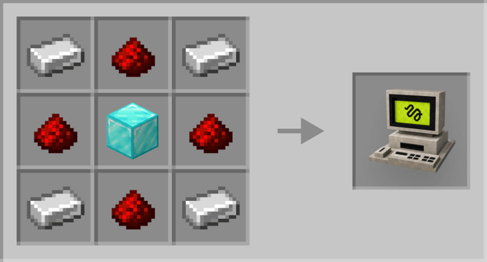 Supercomputer crafting recipe